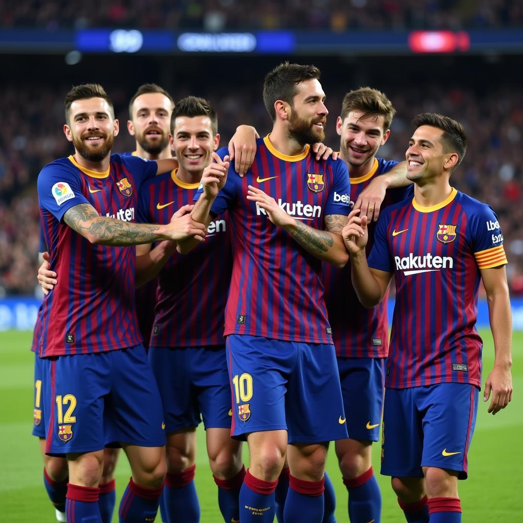 Jordi Alba nâng cao chiếc cúp Champions League