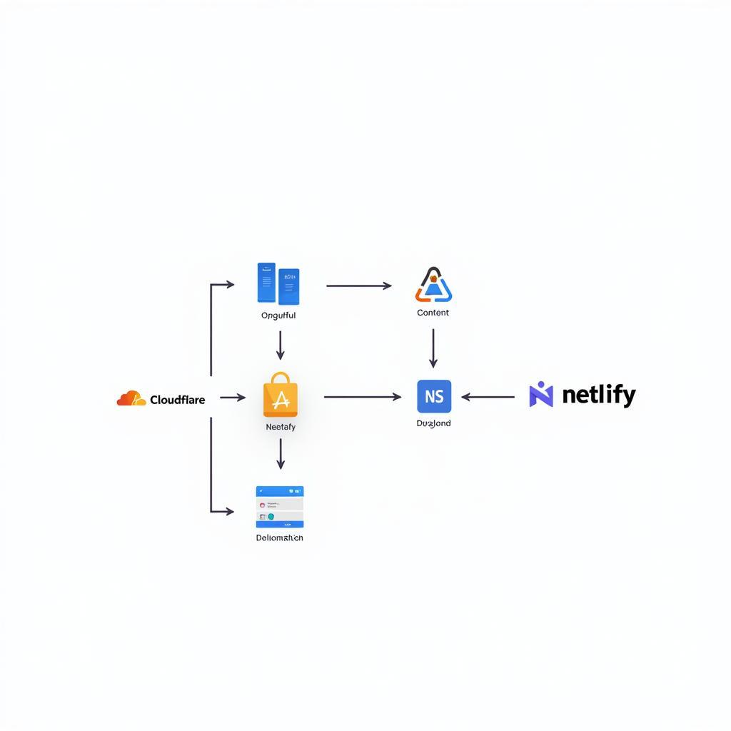 Kết hợp Cloudflare và Netlify