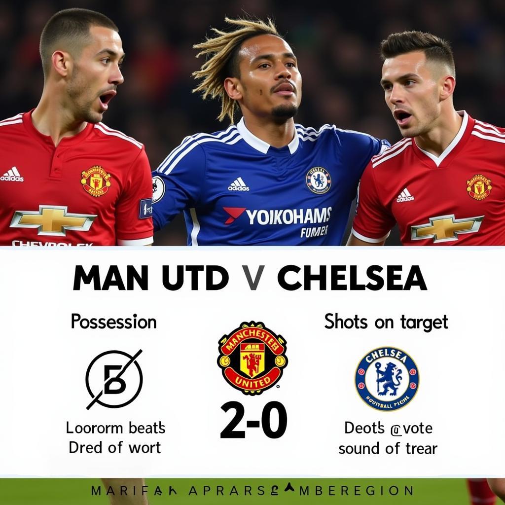 Kết quả chung cuộc Man Utd vs Chelsea