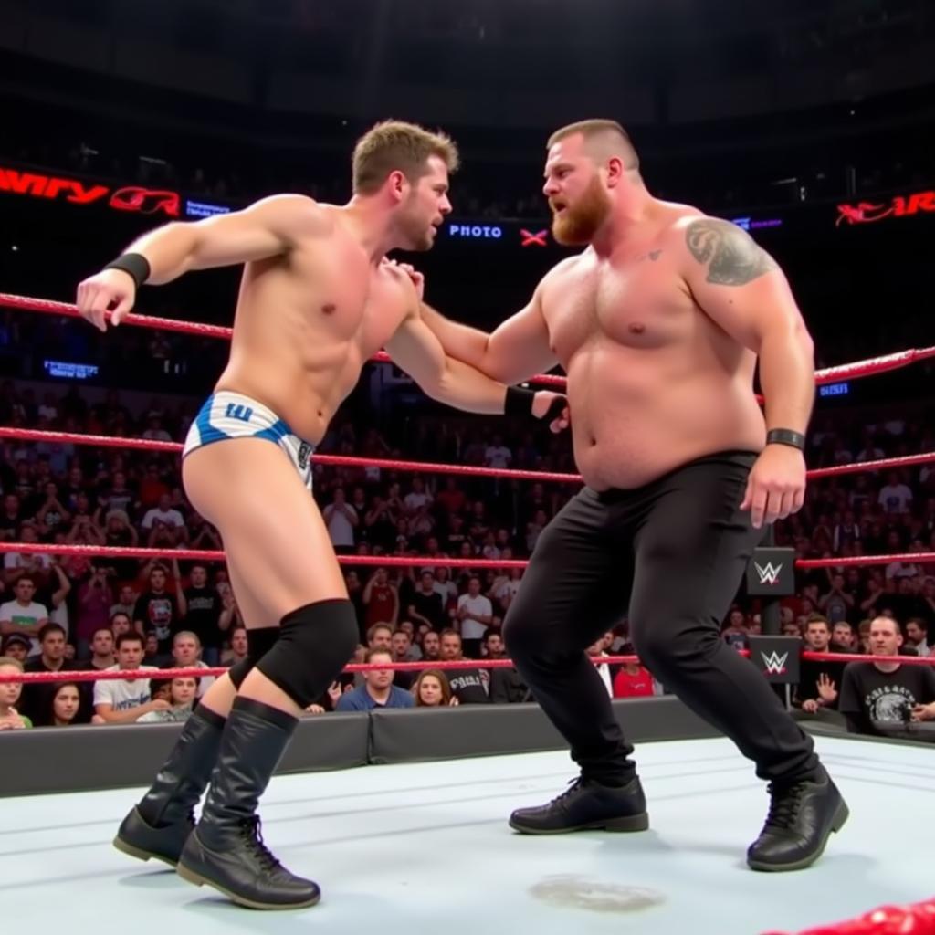 Trận đấu kinh điển giữa Kevin Owens và Brock Lesnar