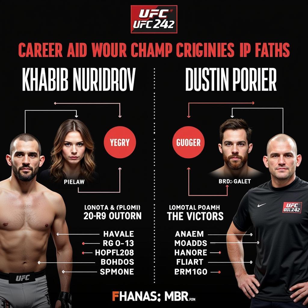 Hành trình của Khabib và Poirier đến UFC 242