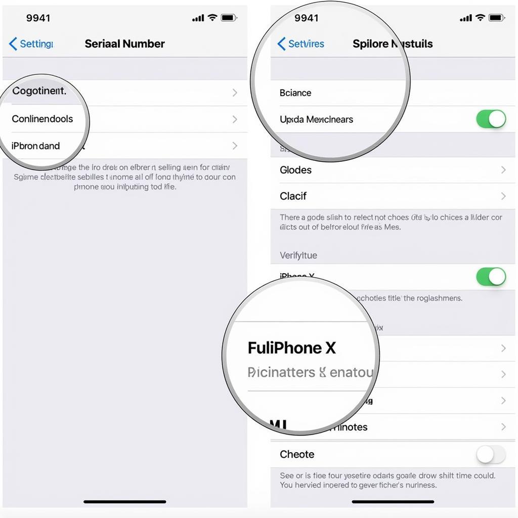 Kiểm tra số seri và IMEI iPhone X