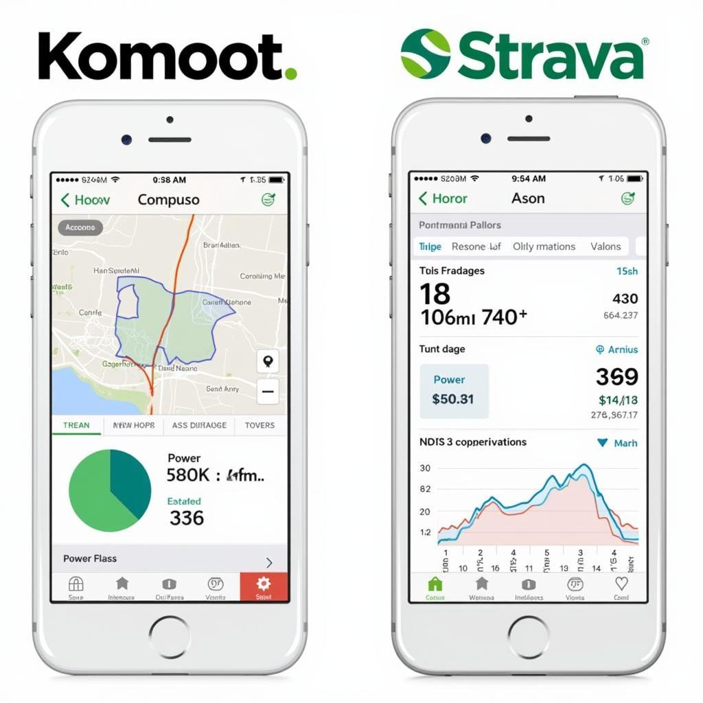 Komoot và Strava: Theo dõi hiệu suất