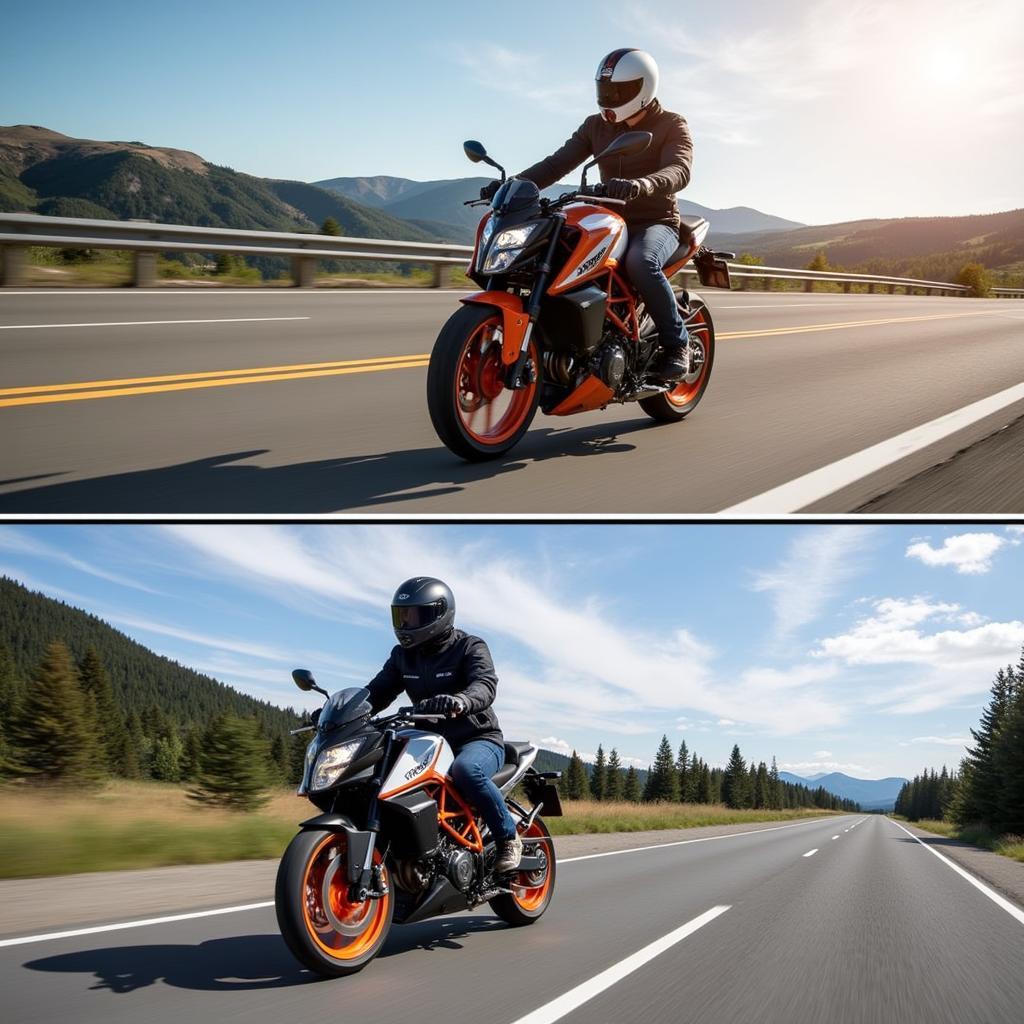 KTM RC 200 và Duke 200 trên đường trường và đô thị