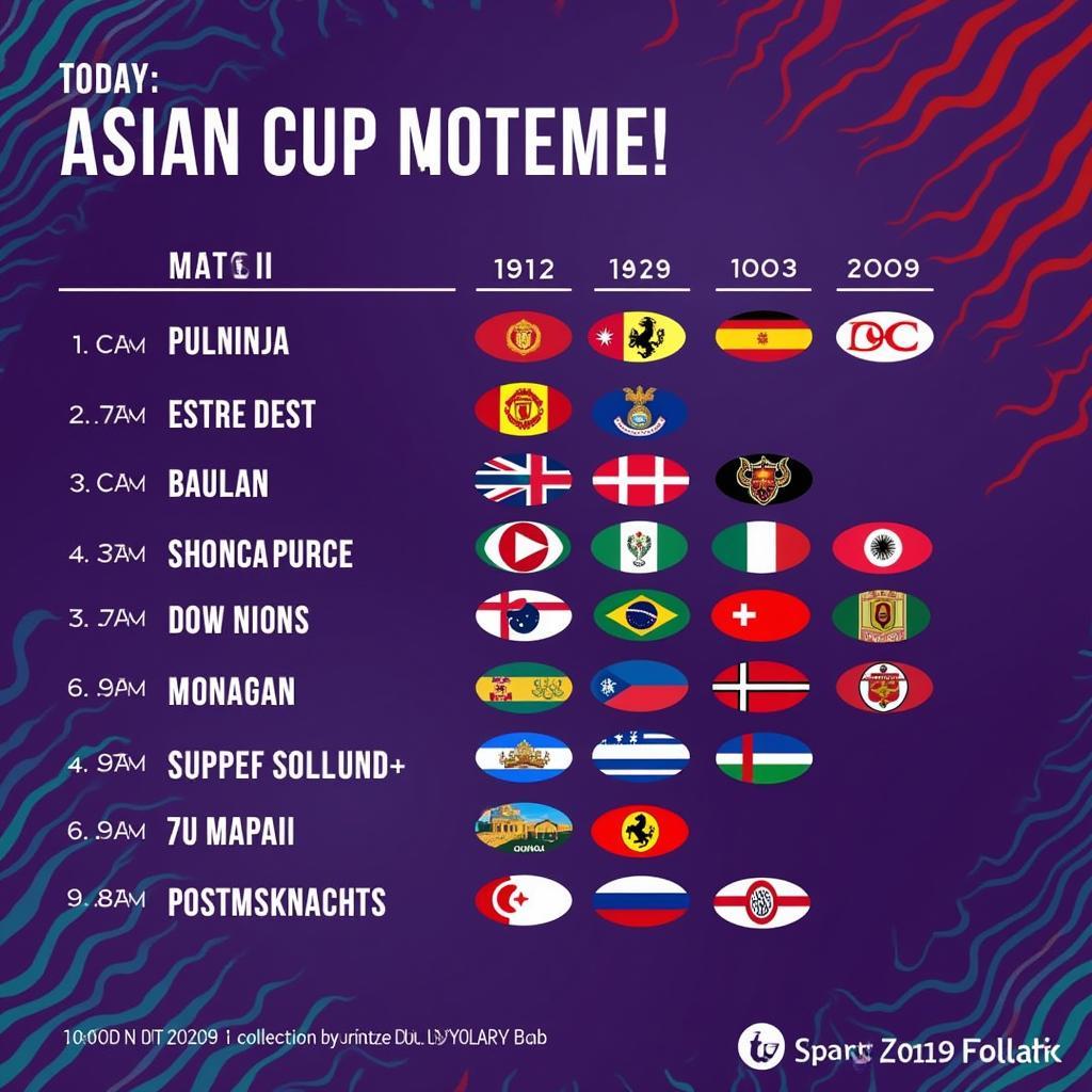 Lịch bóng đá Asian Cup hôm nay: Cập nhật liên tục