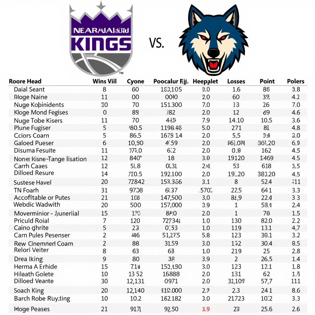 Lịch sử đối đầu Kings vs Timberwolves