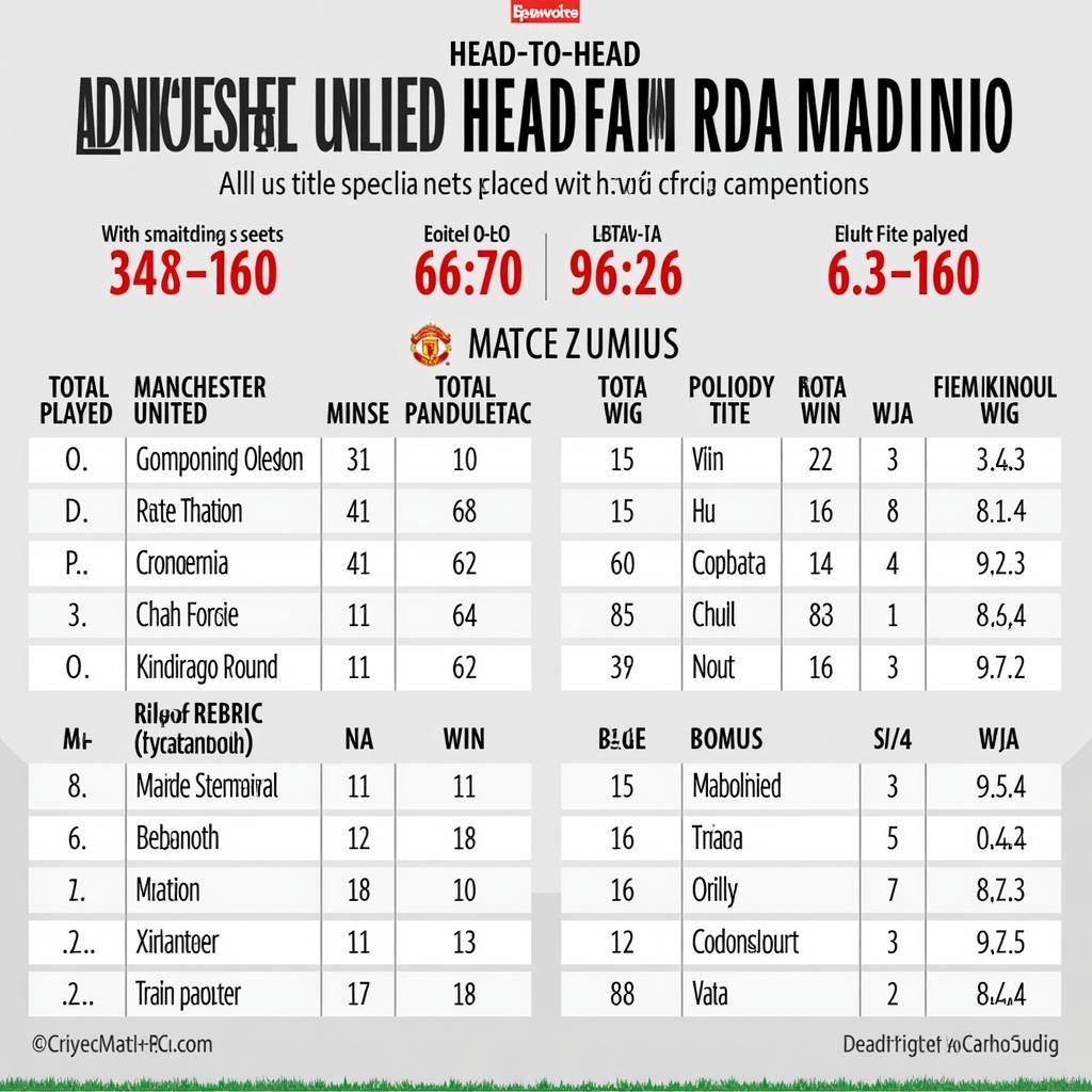 Lịch sử đối đầu Man U Real Madrid