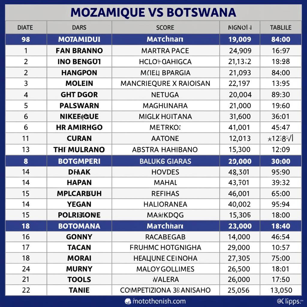 Lịch sử đối đầu giữa Mozambique và Botswana