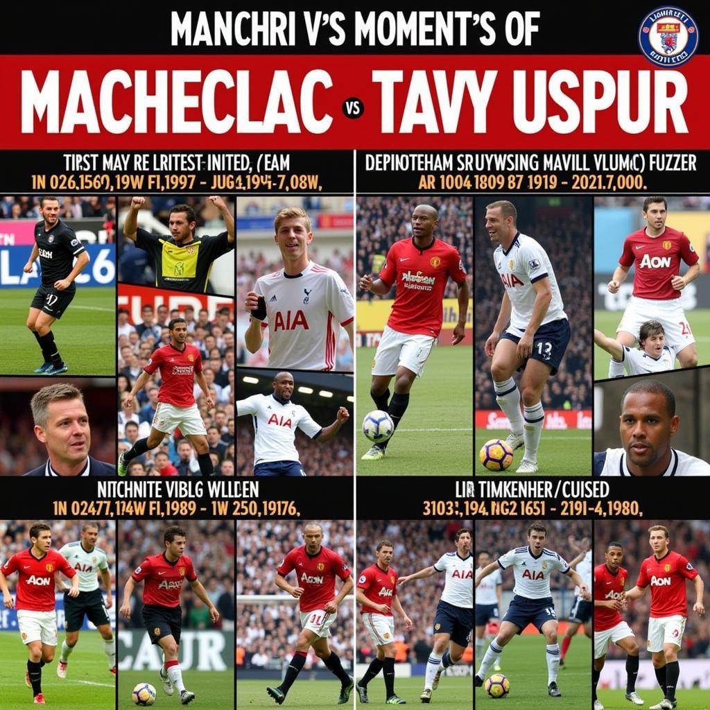 Lịch sử đối đầu MU Tottenham