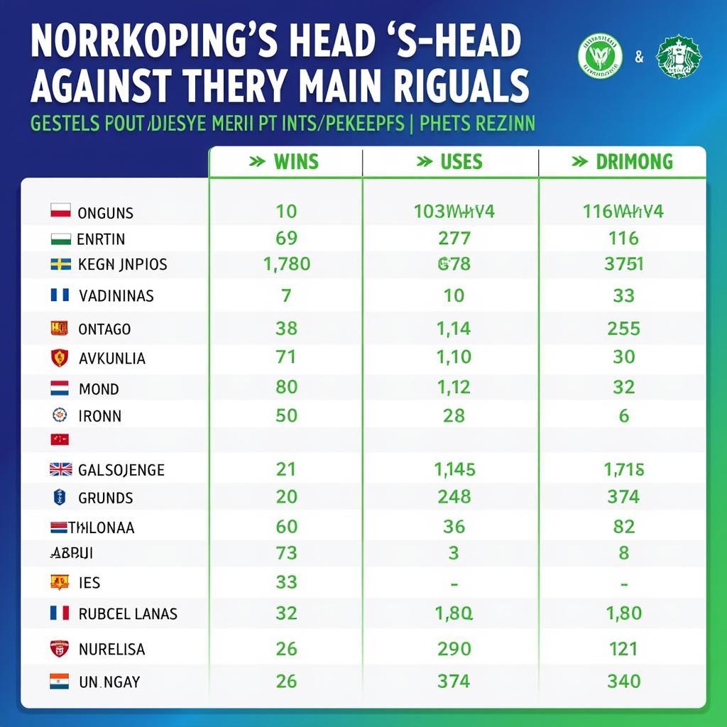 Lịch sử đối đầu Norrkoping