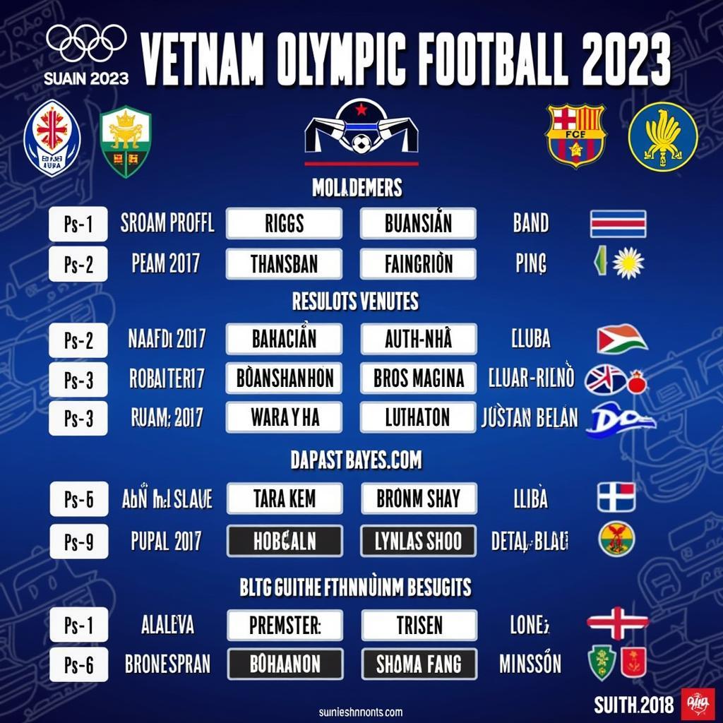 Lịch Thi Đấu Bóng Đá Việt Nam Olympic 2023: Thông tin chi tiết và phân tích