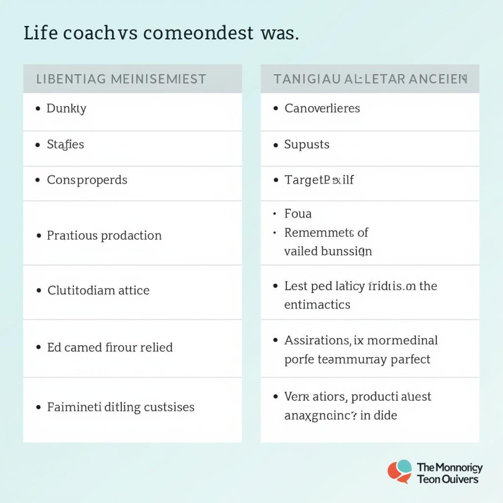 Life coach vs counselor so sánh