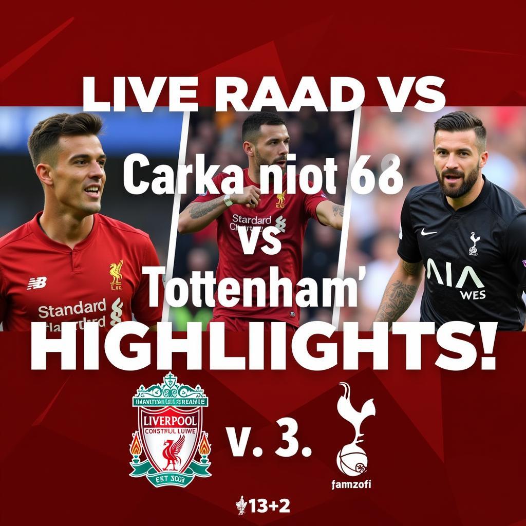 Link trực tiếp Liverpool vs Tottenham - Highlight