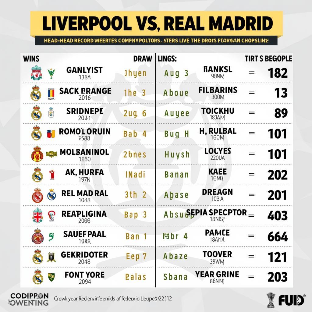 Lịch sử đối đầu Liverpool vs Real Madrid