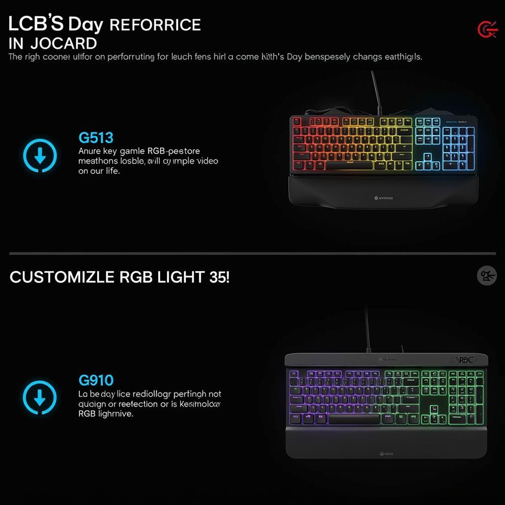 So sánh hiệu năng chơi game của Logitech G513 và G910