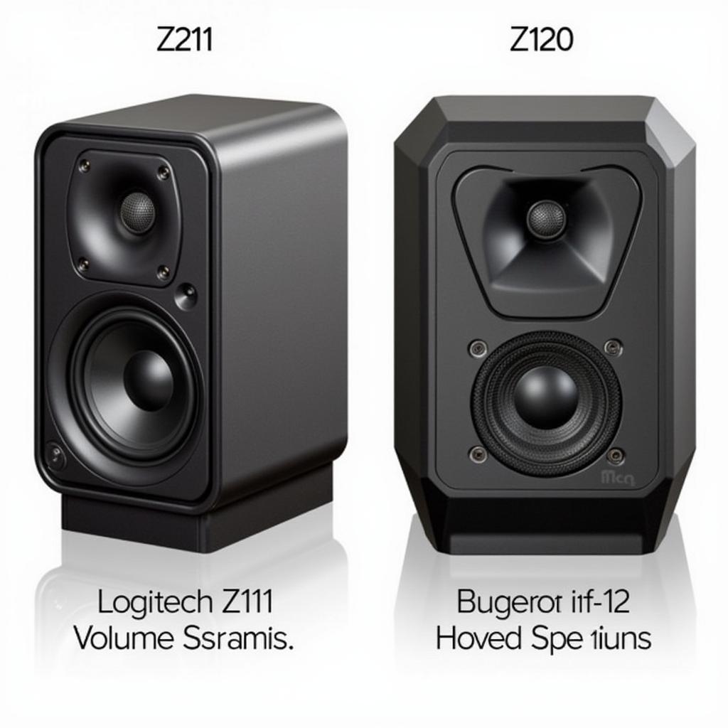 So sánh thiết kế Logitech Z121 và Z120