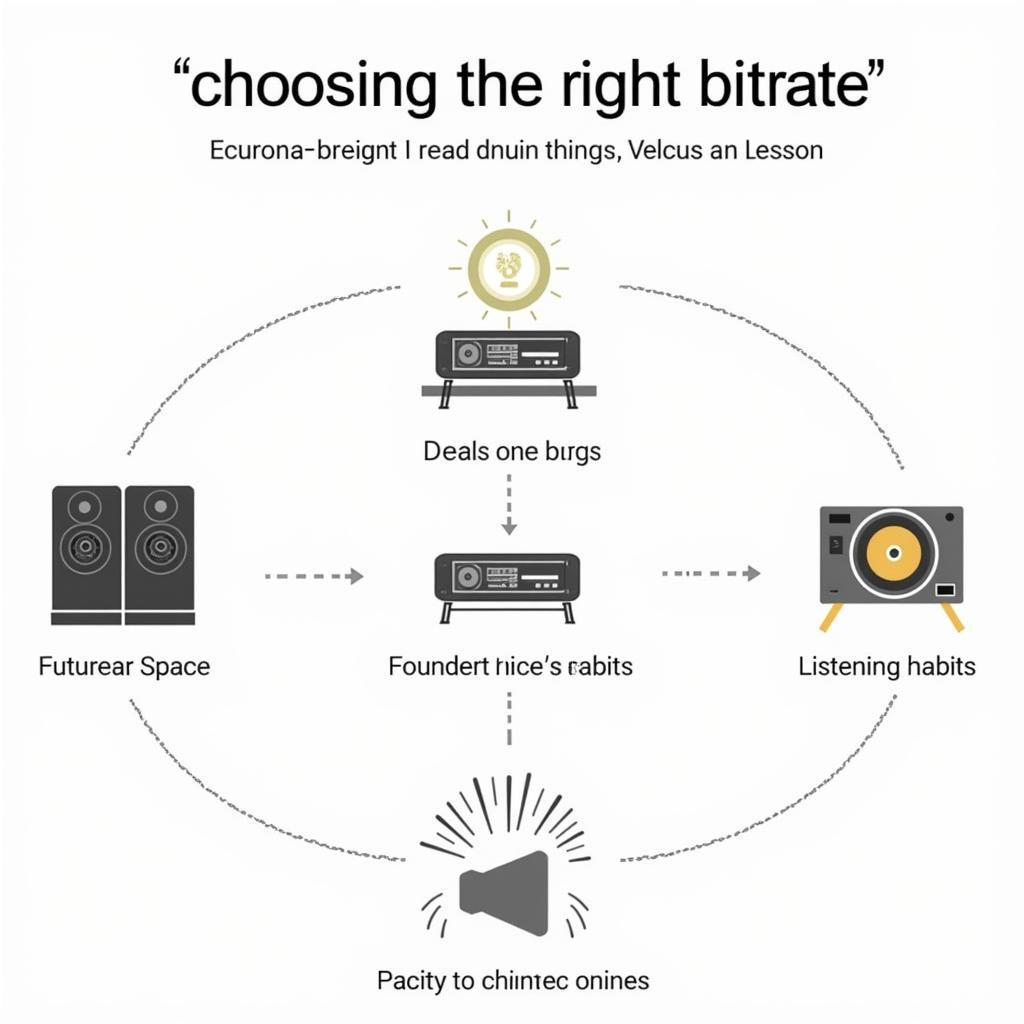 Lựa chọn bitrate phù hợp với nhu cầu