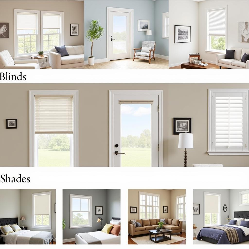 Lựa chọn Blinds, Shades và Shutters cho từng phòng