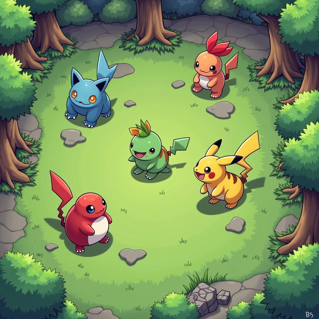 Lựa chọn Pokemon chiến lược trong Pokemon vs Zombies