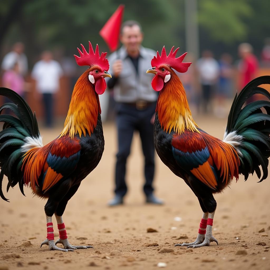 Luật chơi đá gà tre Việt Nam