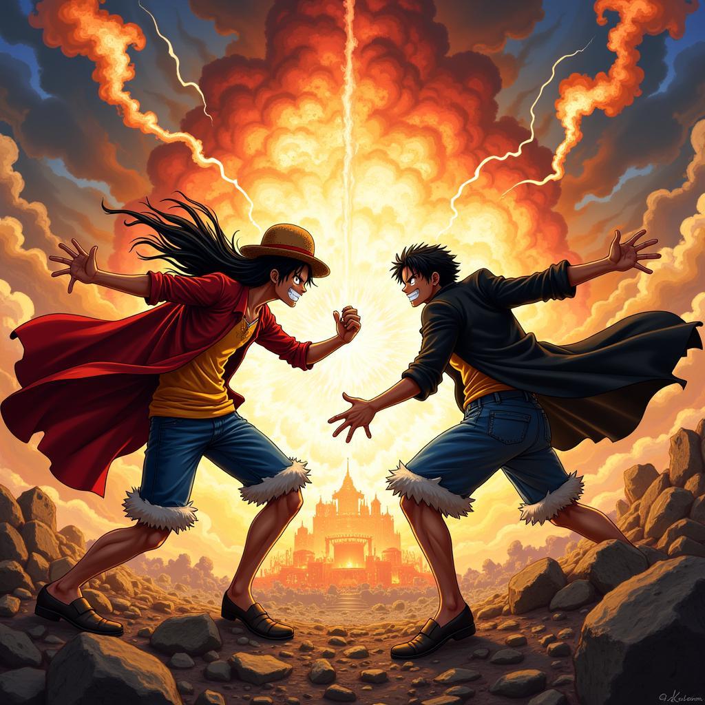 Luffy vs Blackbeard Trận Chiến Định Mệnh