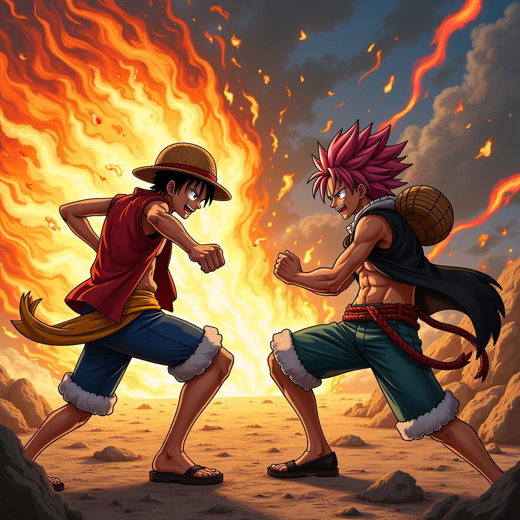 Luffy vs Natsu: Ai sẽ là người chiến thắng?