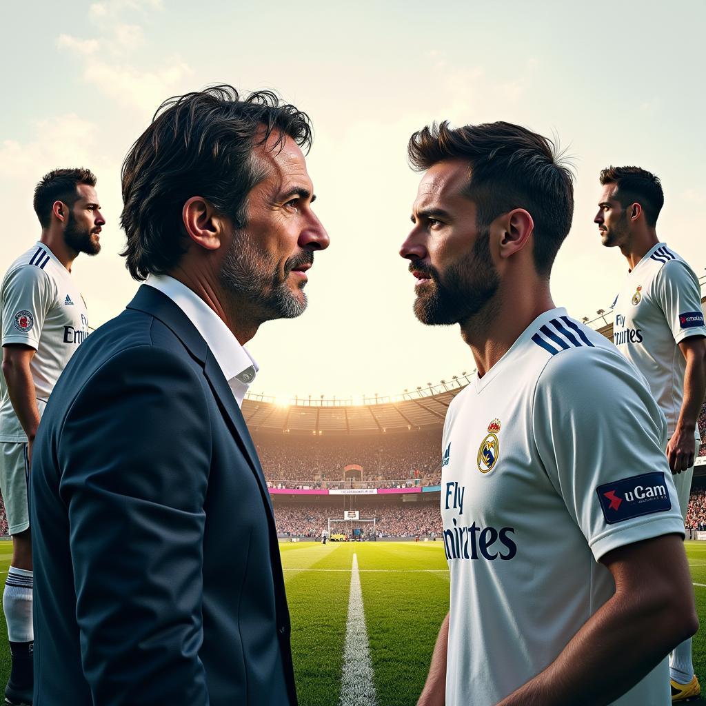 Luis Enrique đối đầu Real Madrid