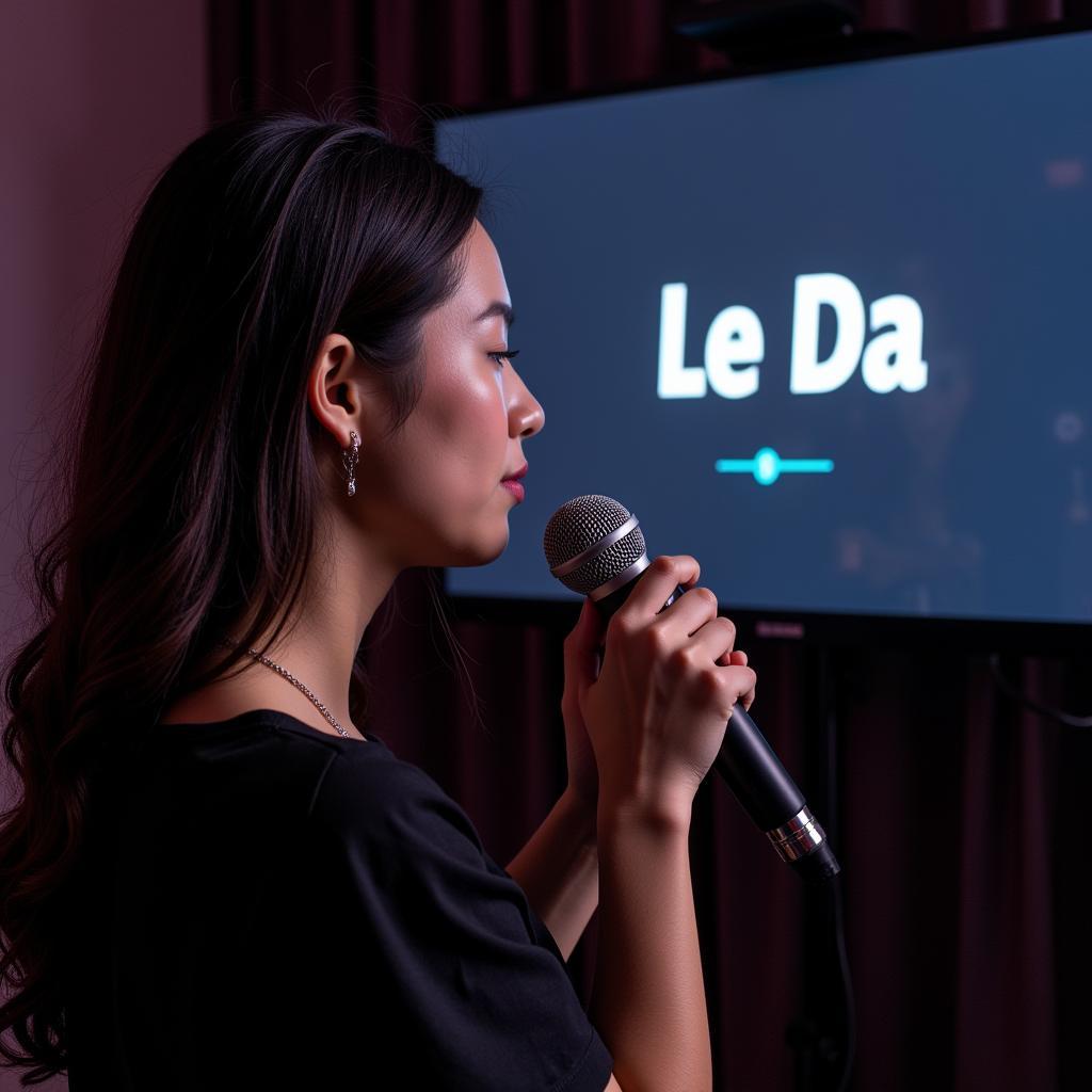 Luyện tập nhịp phách Lệ Đá karaoke tone nữ