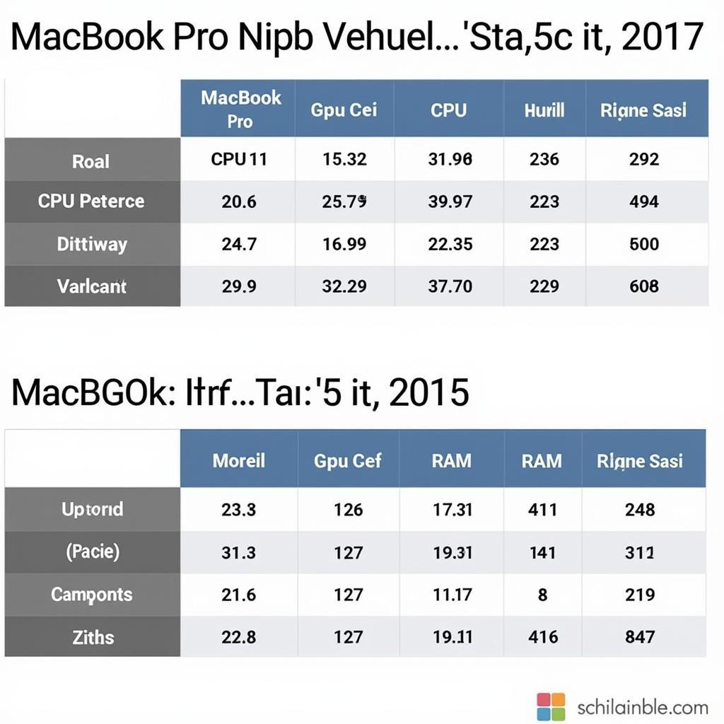 So sánh hiệu năng MacBook Pro 2015 và 2017