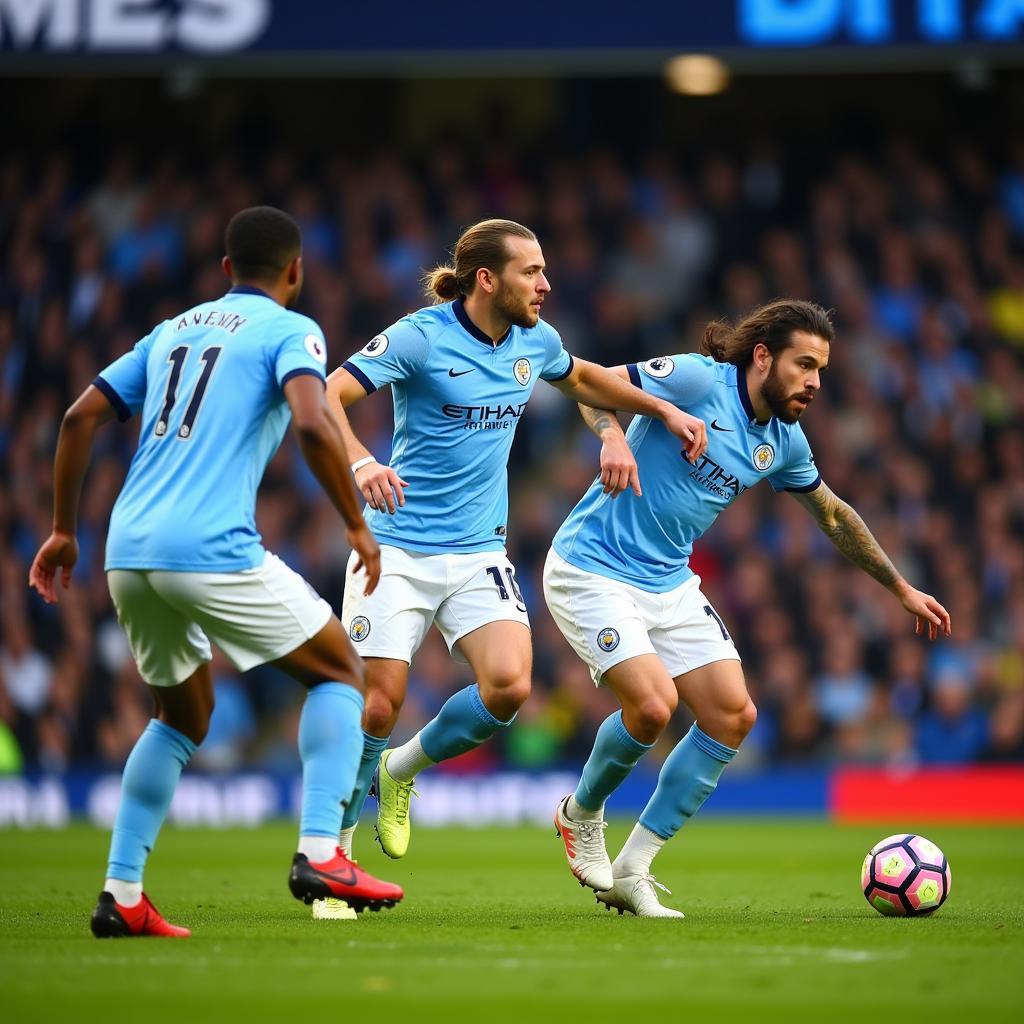 Man City tấn công áp đảo QPR