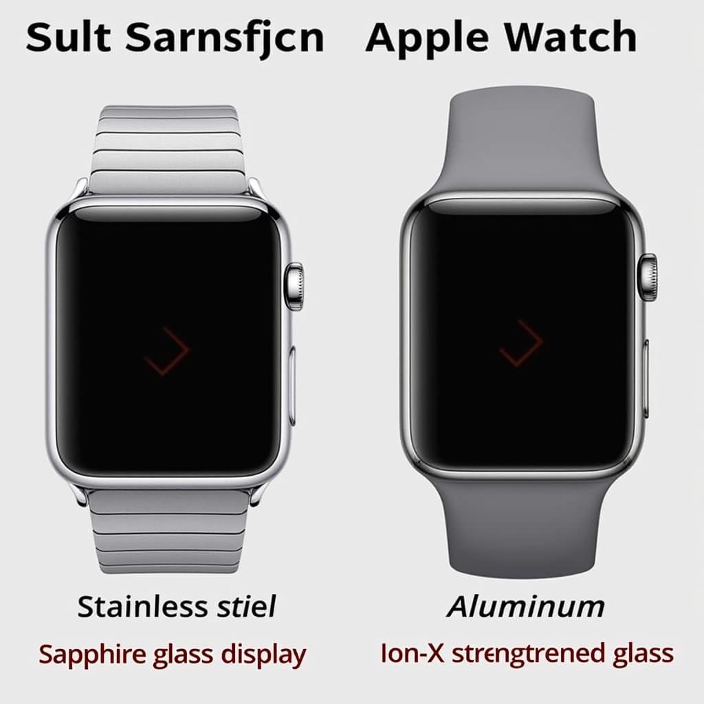 Màn hình Apple Watch Sapphire và Ion-X