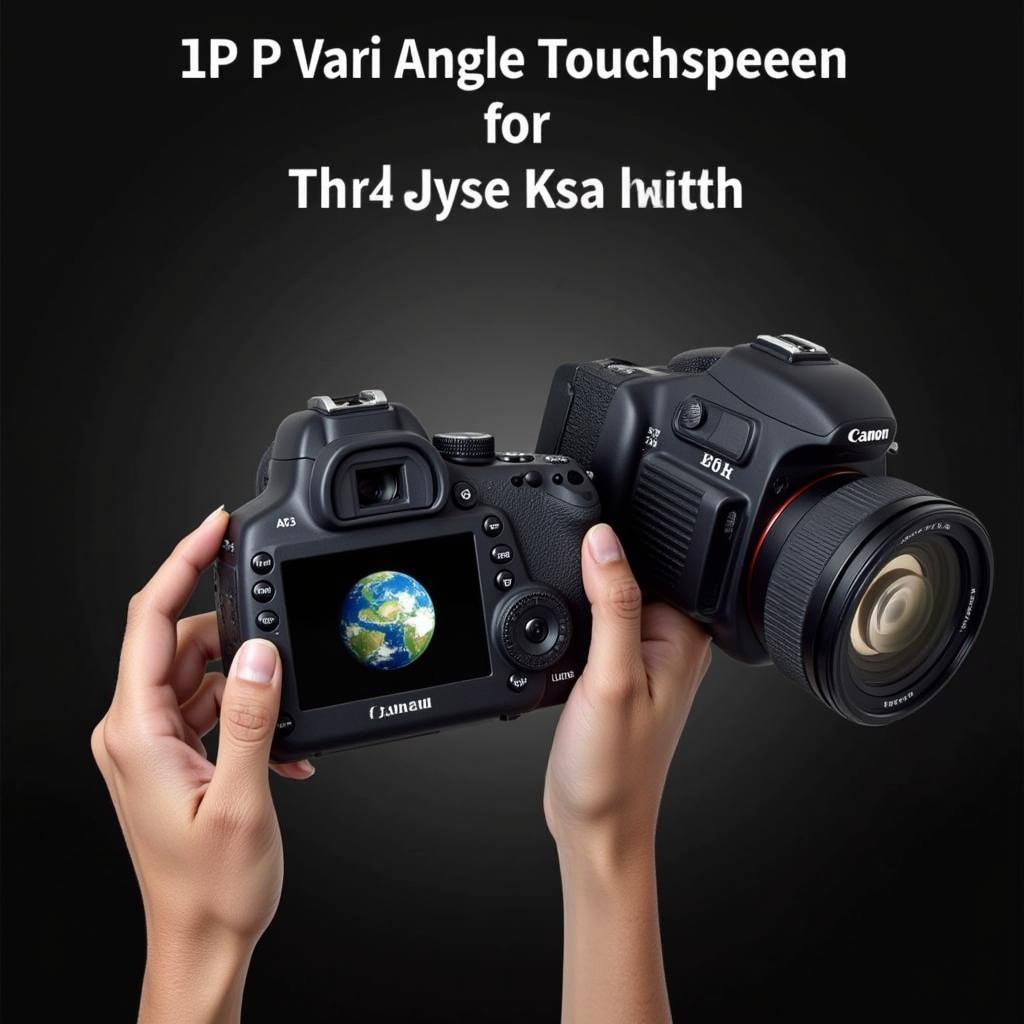 Màn hình xoay lật của Canon EOS 80D