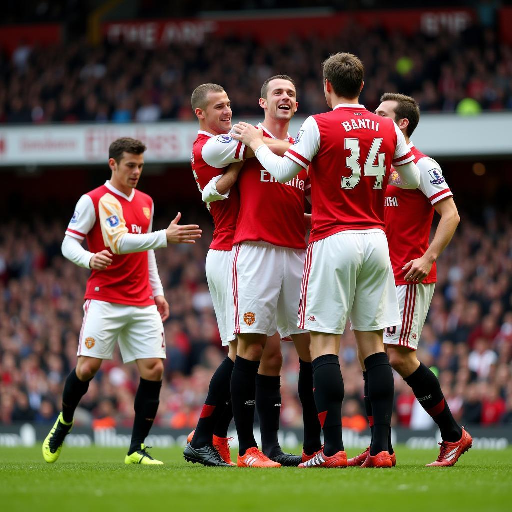 Khoảnh khắc đáng nhớ Man Utd vs Arsenal 2008