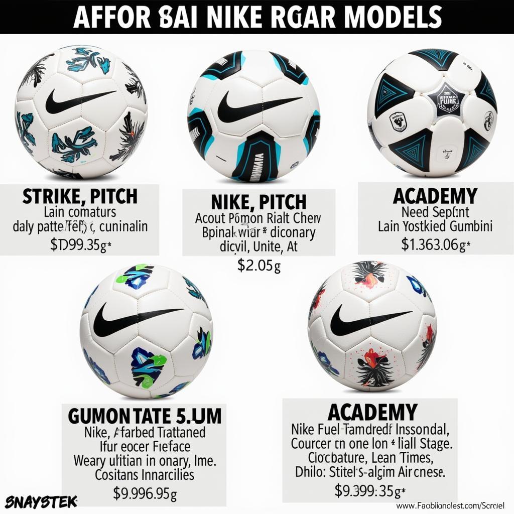 Các mẫu banh bóng đá Nike giá rẻ