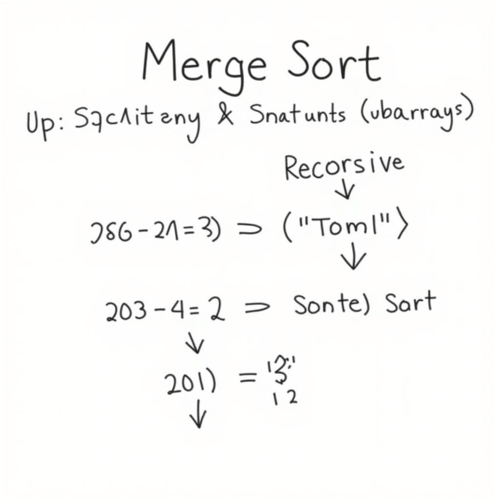 Minh họa Merge Sort