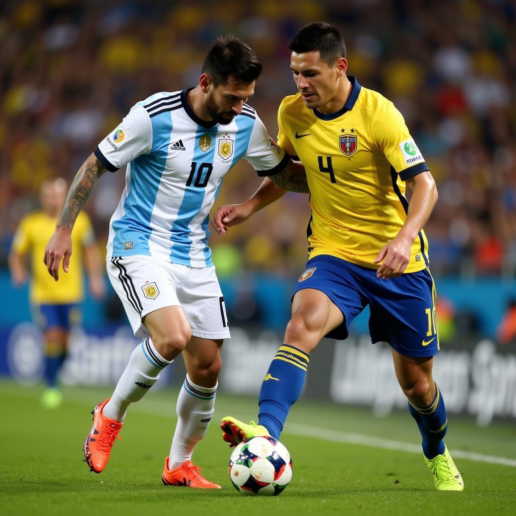 Messi và James Rodriguez đối đầu tại Copa America