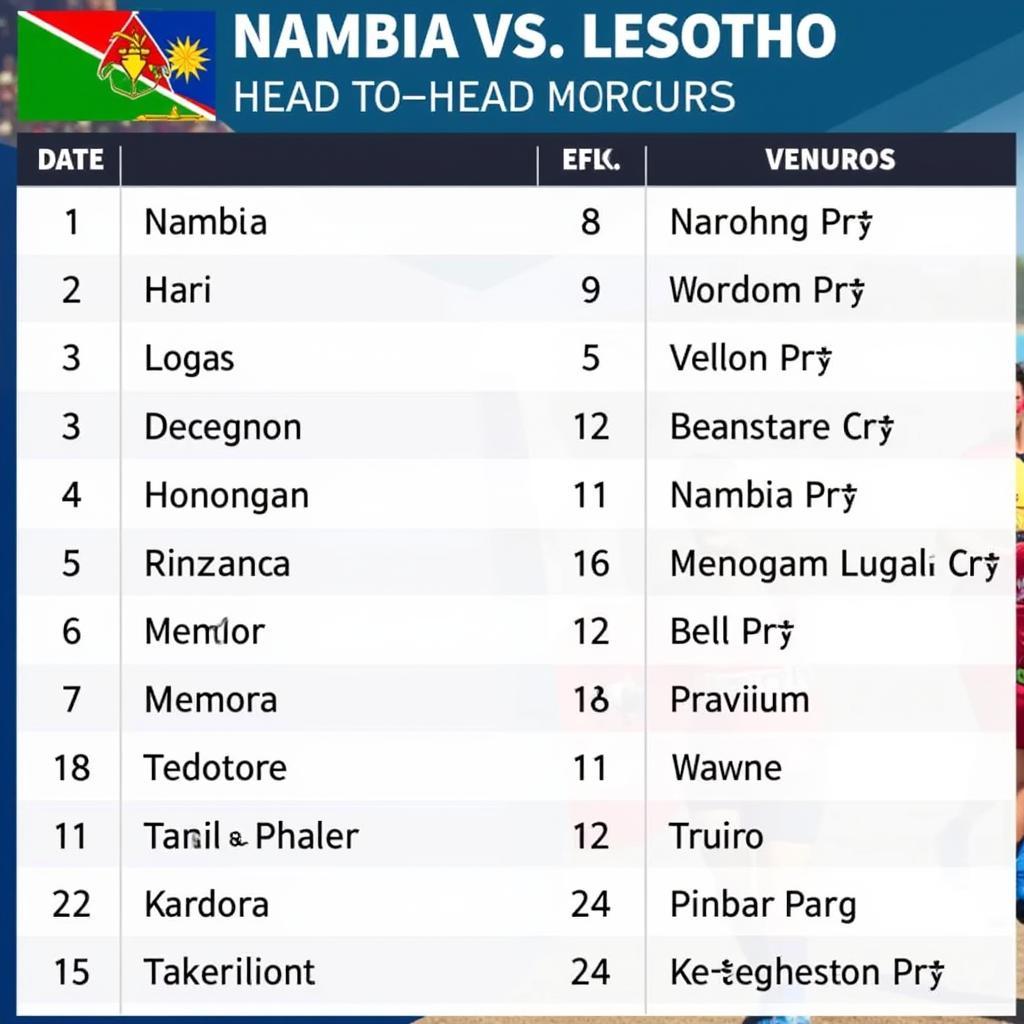 Lịch sử đối đầu giữa Namibia và Lesotho