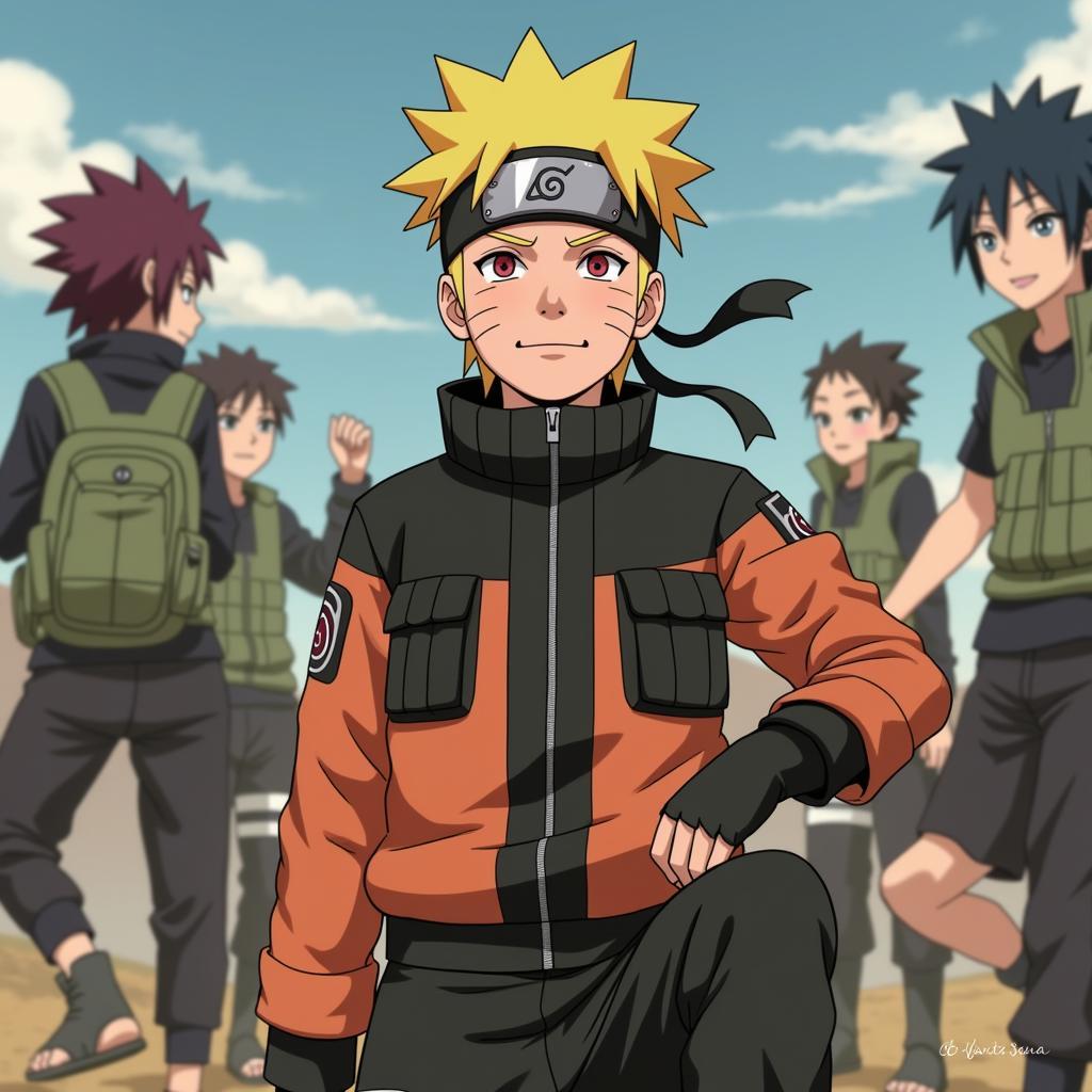 Naruto sau trận chiến với Tam Vĩ