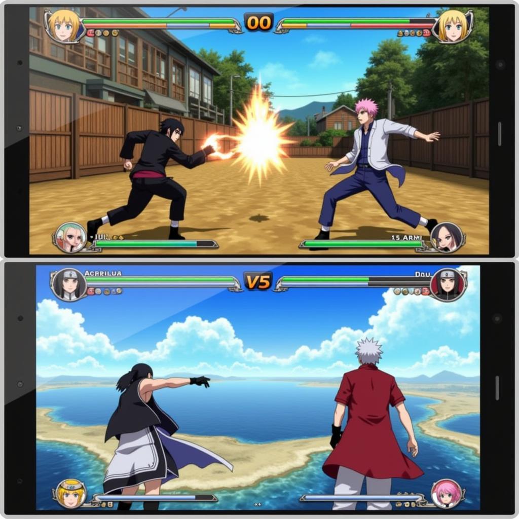 Naruto vs Bleach Gameplay