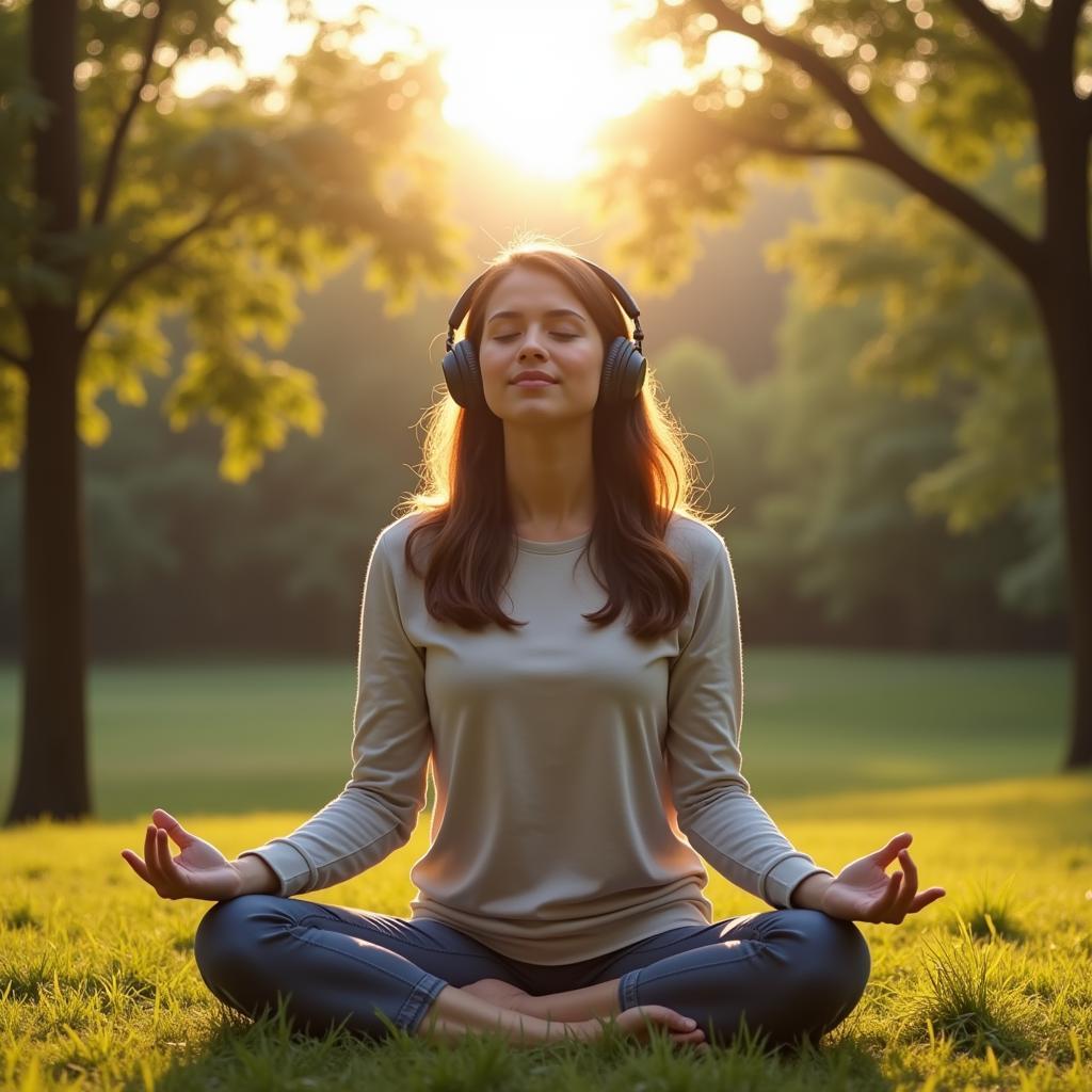 Beginner Practicing Meditation