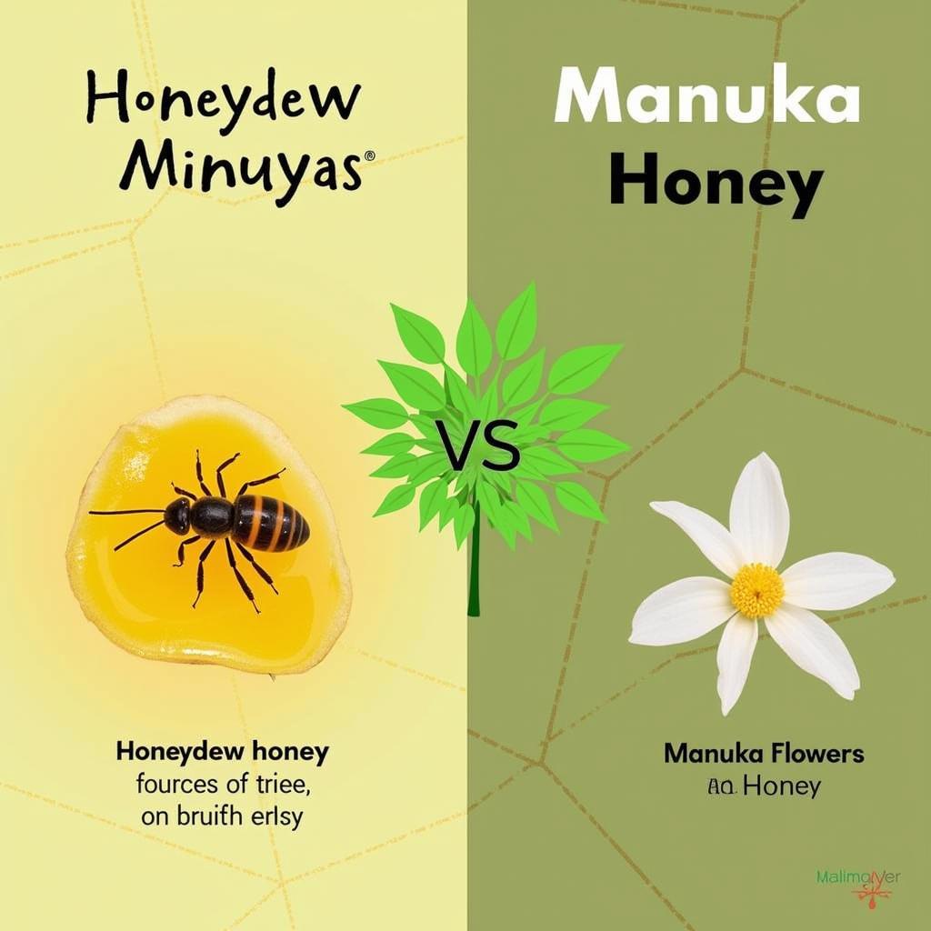 Nguồn gốc của Honeydew Honey và Manuka Honey