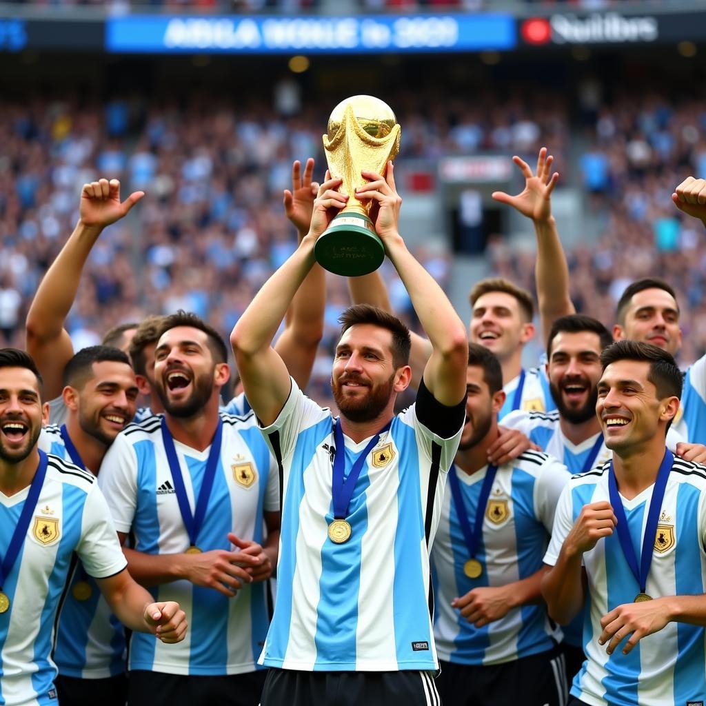 Lionel Messi vô địch World Cup 2022