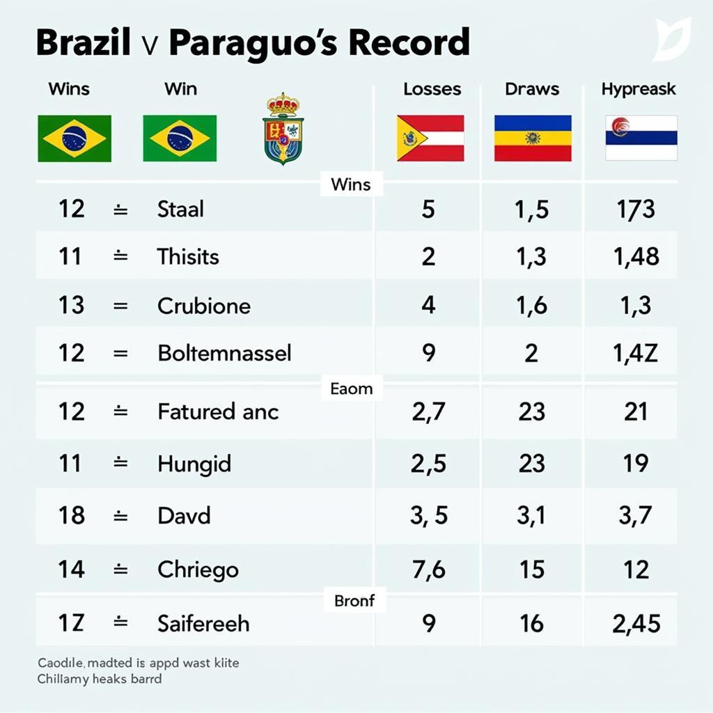 Nhận định Brazil vs Paraguay: Lịch sử đối đầu