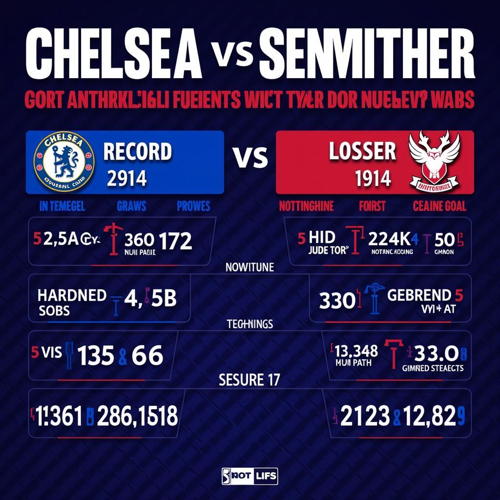 Lịch sử đối đầu Chelsea vs Nottingham