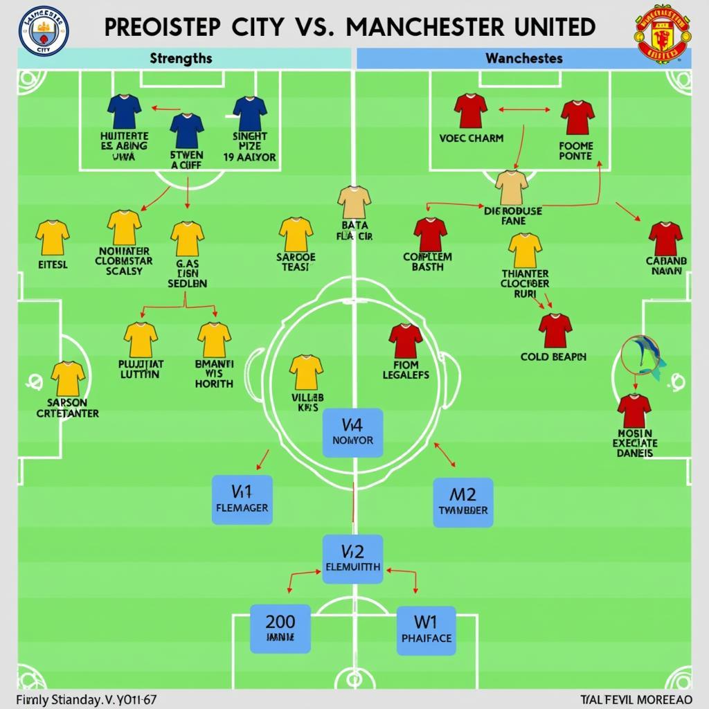 Phân tích lực lượng Man City vs MU