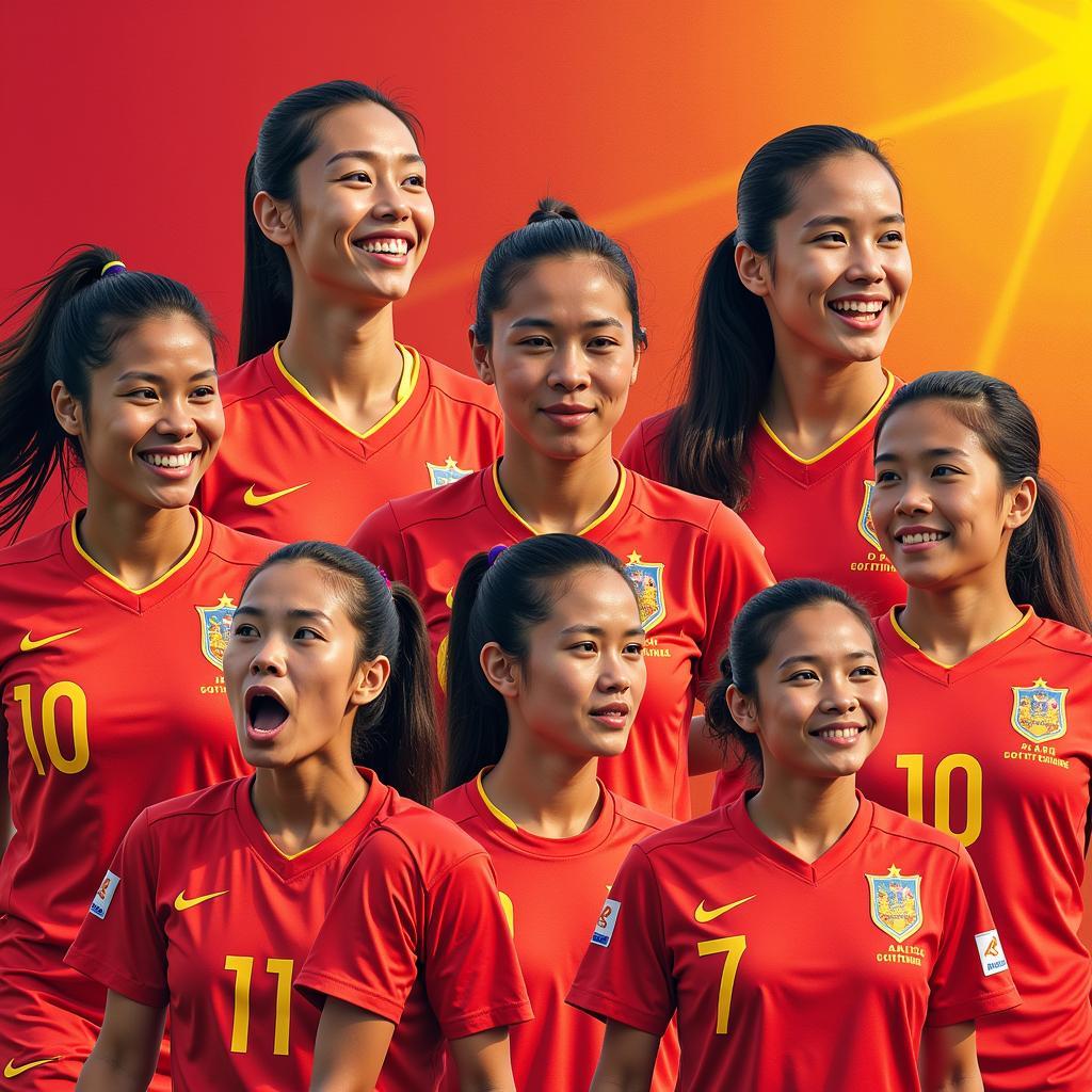 Hình ảnh các cầu thủ nổi bật của bóng đá nữ Sea Games 29