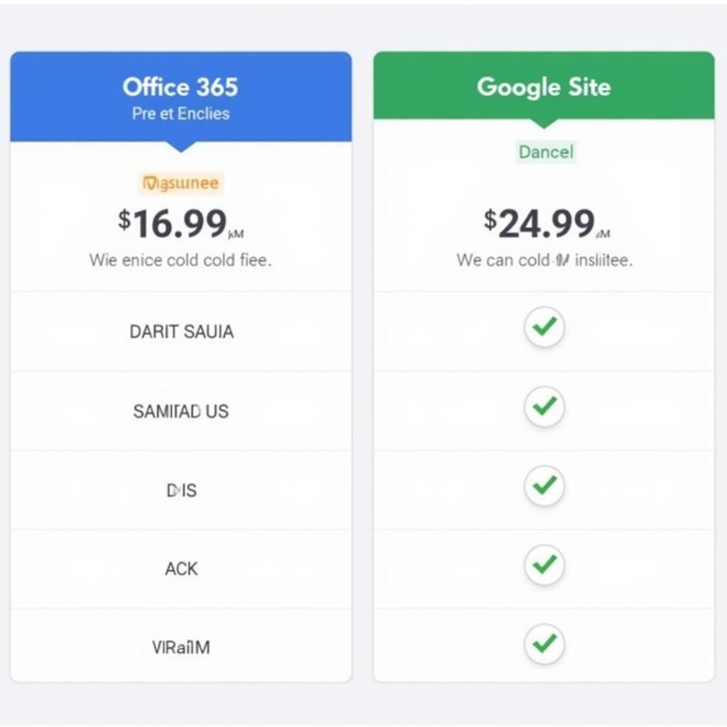 Office 365 vs Google Suite: So sánh Giá cả