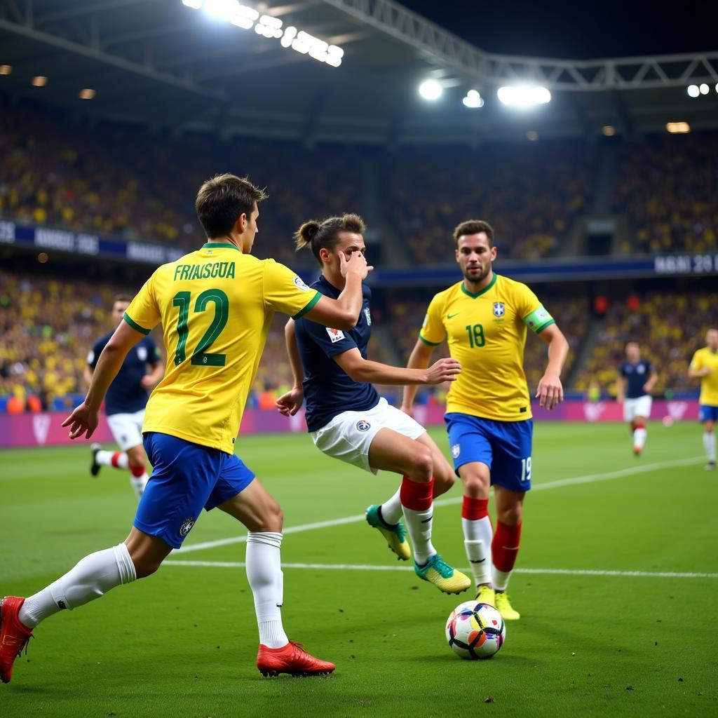 Brazil vs Pháp tại Olympic Paris 2024