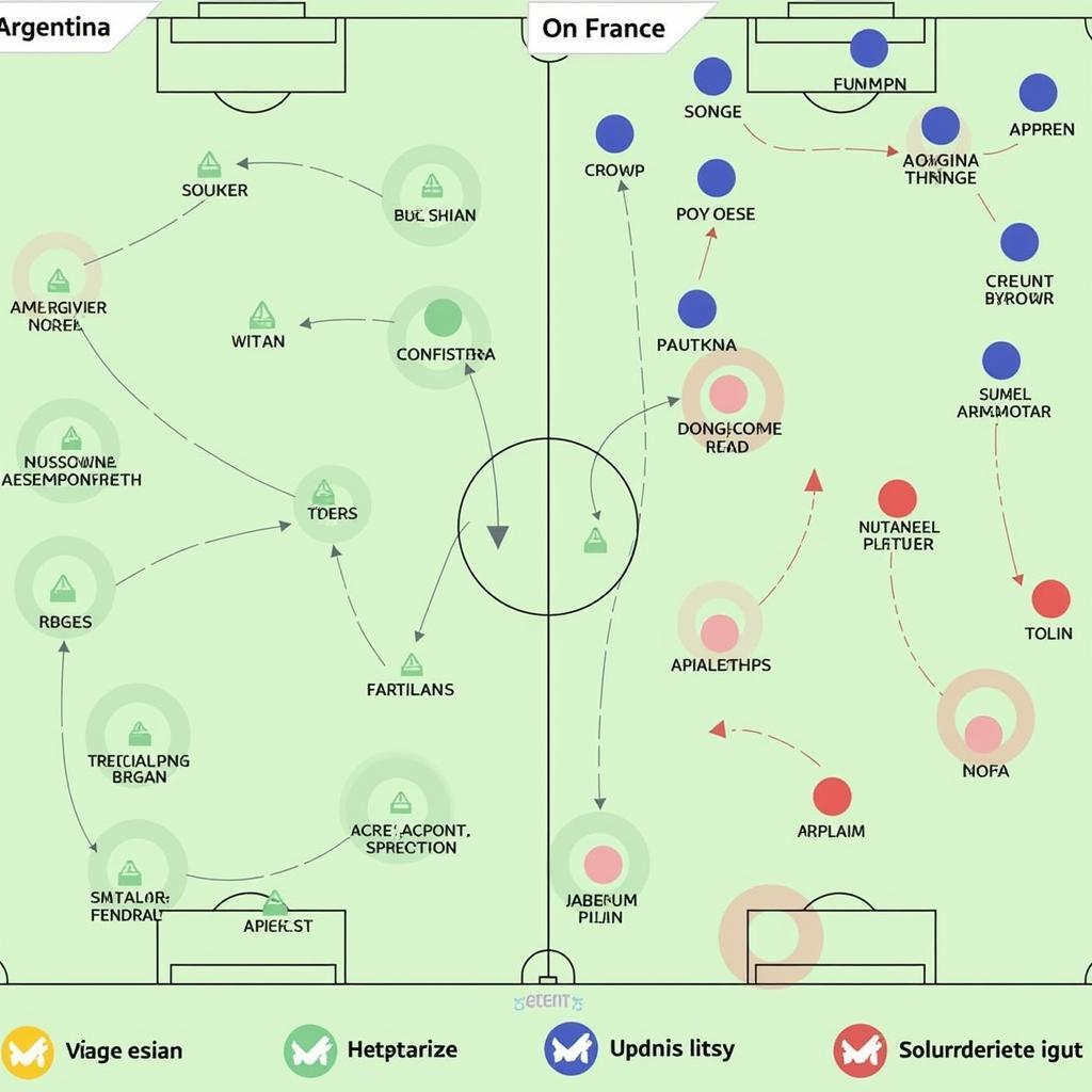 Phân tích chiến thuật Argentina và Pháp