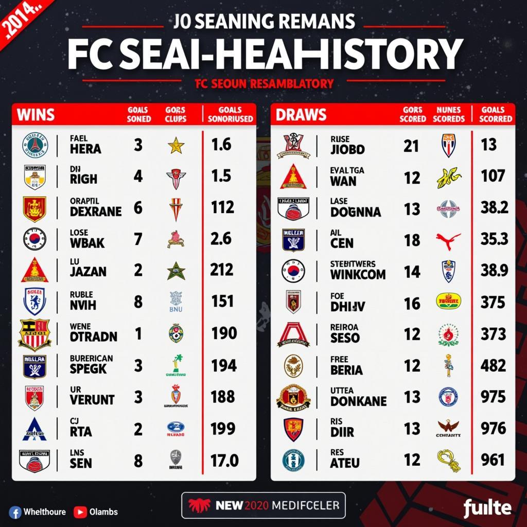 Phân tích Chiến thuật Seoul vs: Lịch sử Đối đầu